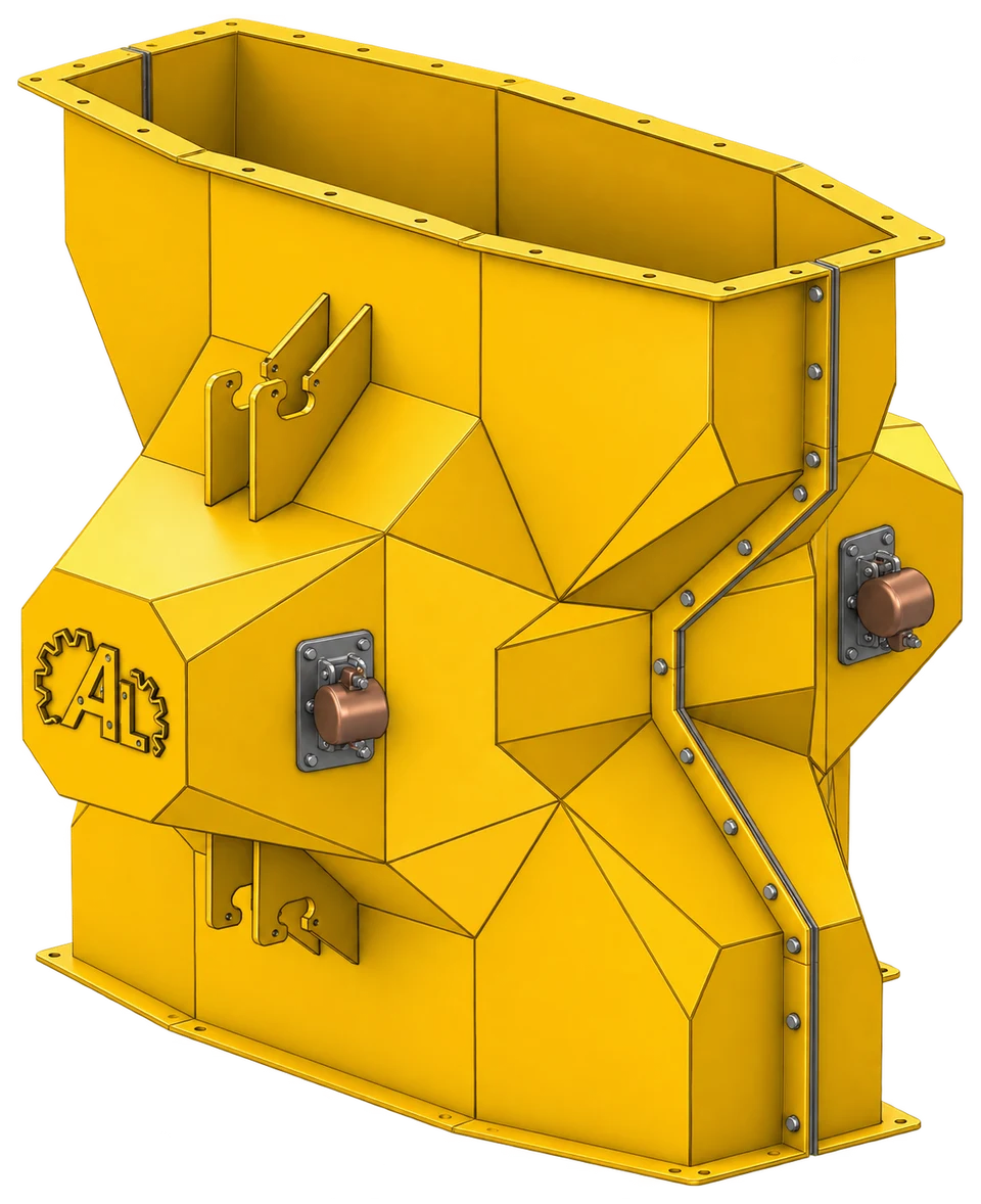 Accropode block formwork LA-CA-68 / LA-CA-87