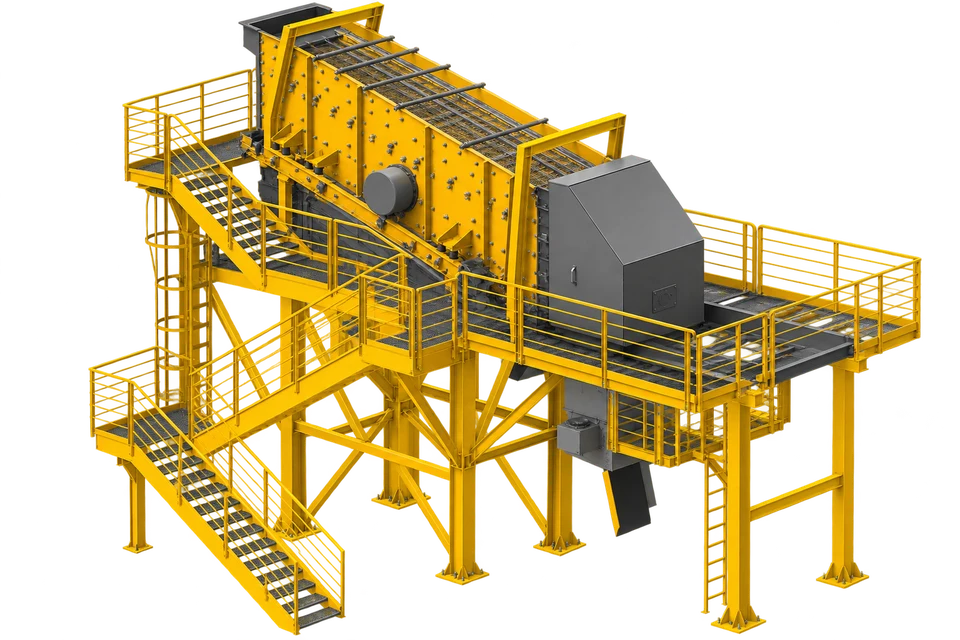 Heavy-duty inclined vibrating screen LA-VVP-5154-OR08