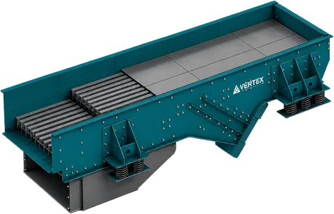 Alimentatore sgrossatore vibrante a canale — serie VFG